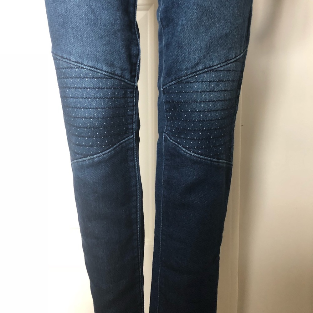 Cat & Jack Patchwork Jeans Adjustable Size 16 - Picture 2 of 8